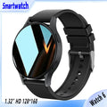 Relógio Smartwatch 6 empresarial masculino 1,32 polegadas 128*160 Bluetooth, Chamada, Monitoramento de saúde Despertador